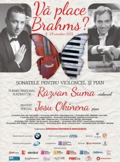 Vă place Brahms? Violoncelistul Răzvan Suma concertează la Oradea